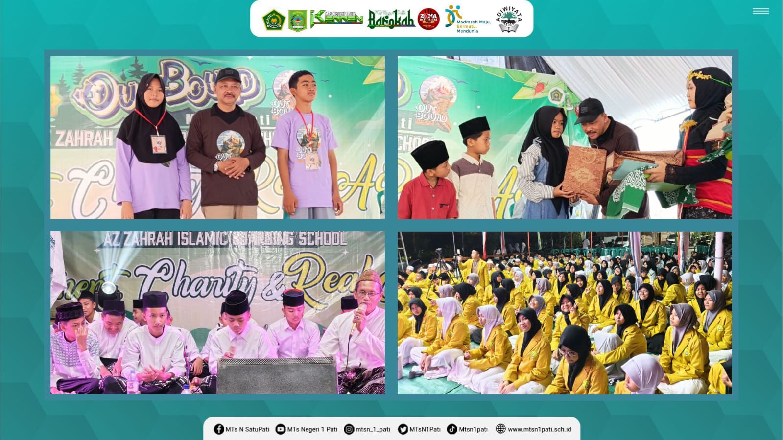 Outbound Az-Zahrah IBS MTsN 1 Pati: Aksi Nyata Hidup Mandiri dan Kolaborasi Bersama Masyarakat Gunungsari