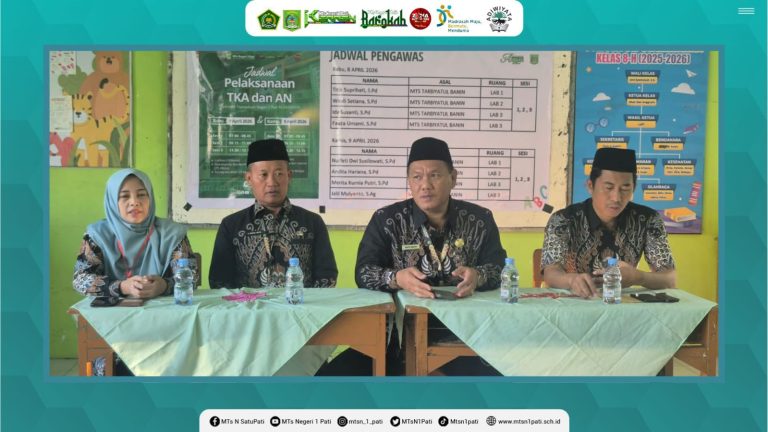 Ukur Potensi Siswa, MTsN 1 Pati Gelar Tes Kemampuan Akademik
