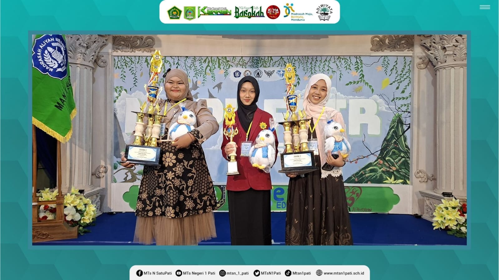 Ukir Tinta Emas di Dua Ajang Nasional, Siswa MTsN 1 Pati Borong Medali dan Juara Seni-Sastra