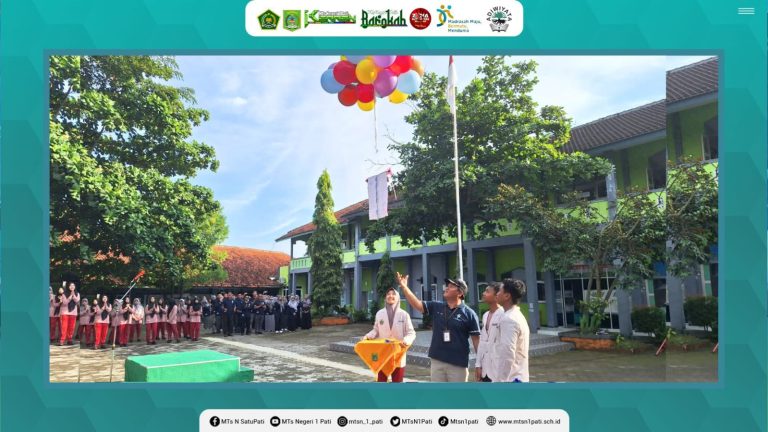 Penuh Warna! Balon Terbang Tandai Dibukanya Class Meeting MTsN 1 Pati