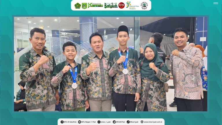 Dua Siswa MTsN 1 Pati Borong Perak OMI 2025