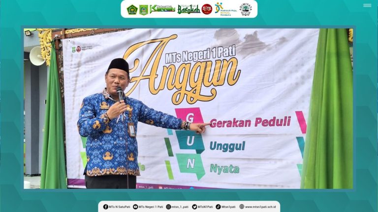 Peringati Hari Sumpah Pemuda, MTsN 1 Pati Launching Tagline ANGGUN