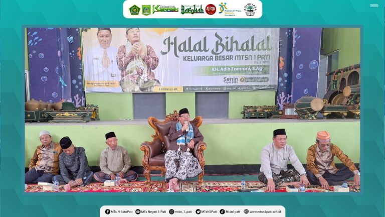 Pererat Silaturahmi Tuk Meraih Barokah, MTsN 1 Pati Gelar Halal Bihalal